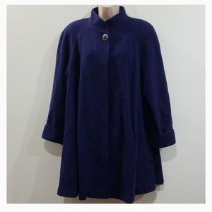 Herman Kay petite size 6 women's wool blend coat